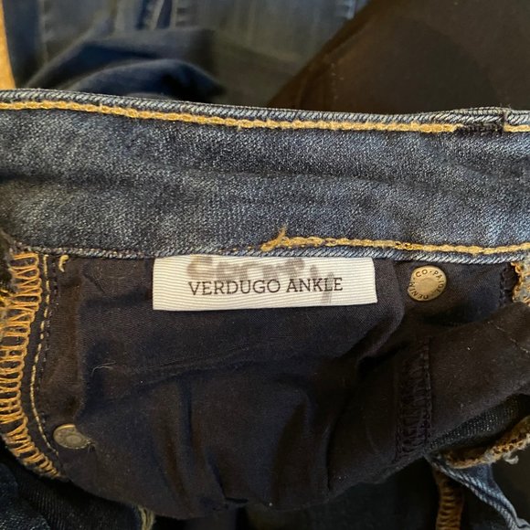 Paige Designer Verdugo Ankle Jeans - Goin Steady - Size 26 - Picture 7 of 7